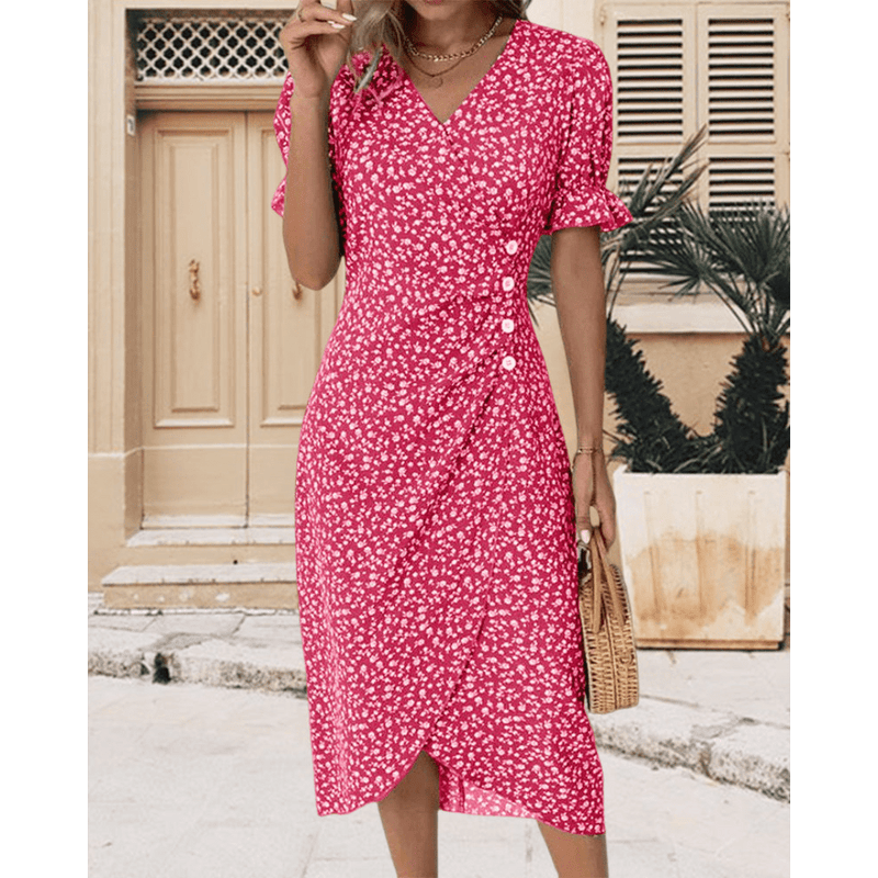 Florence Elegantes Wickelkleid - Livezo