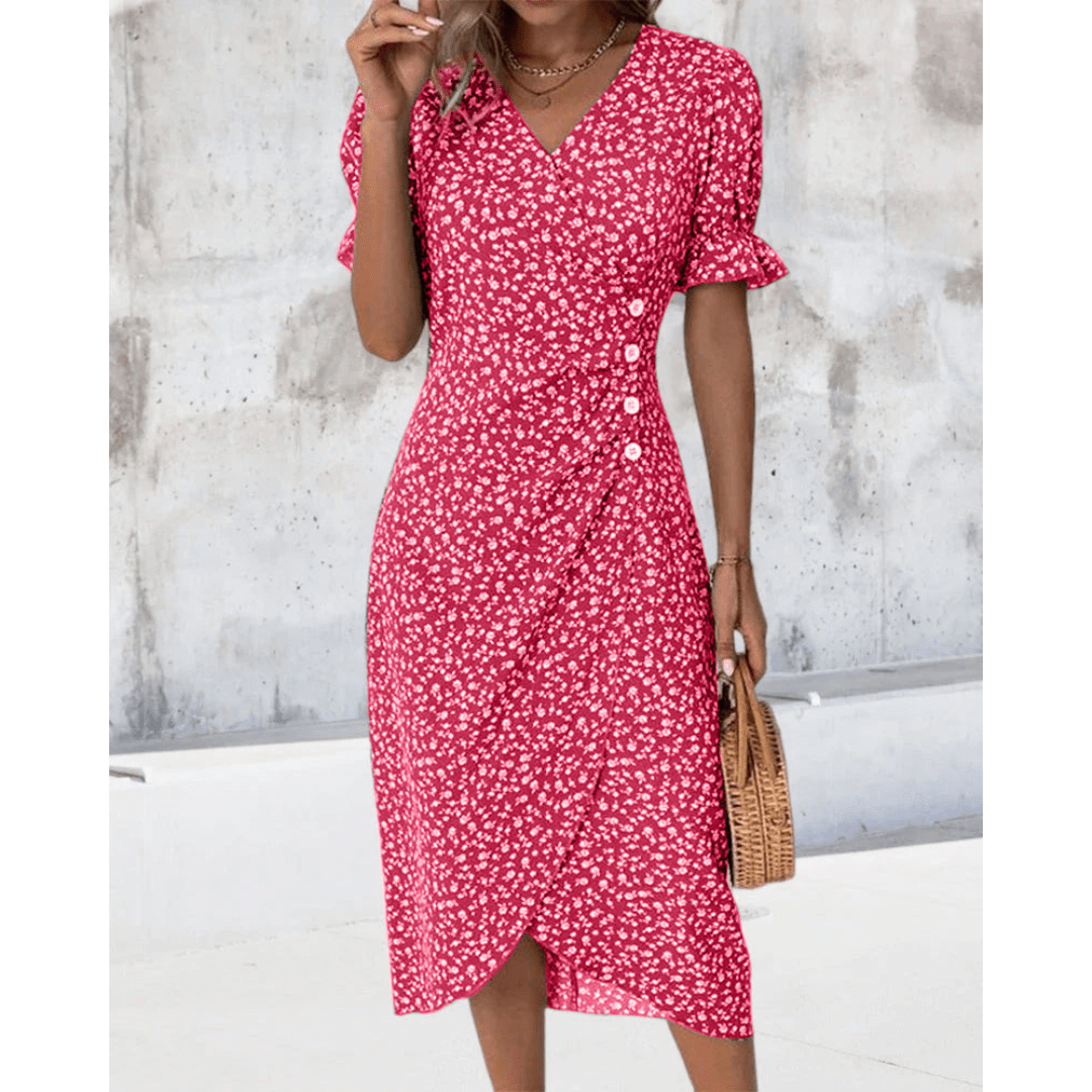 Florence Elegantes Wickelkleid - Livezo