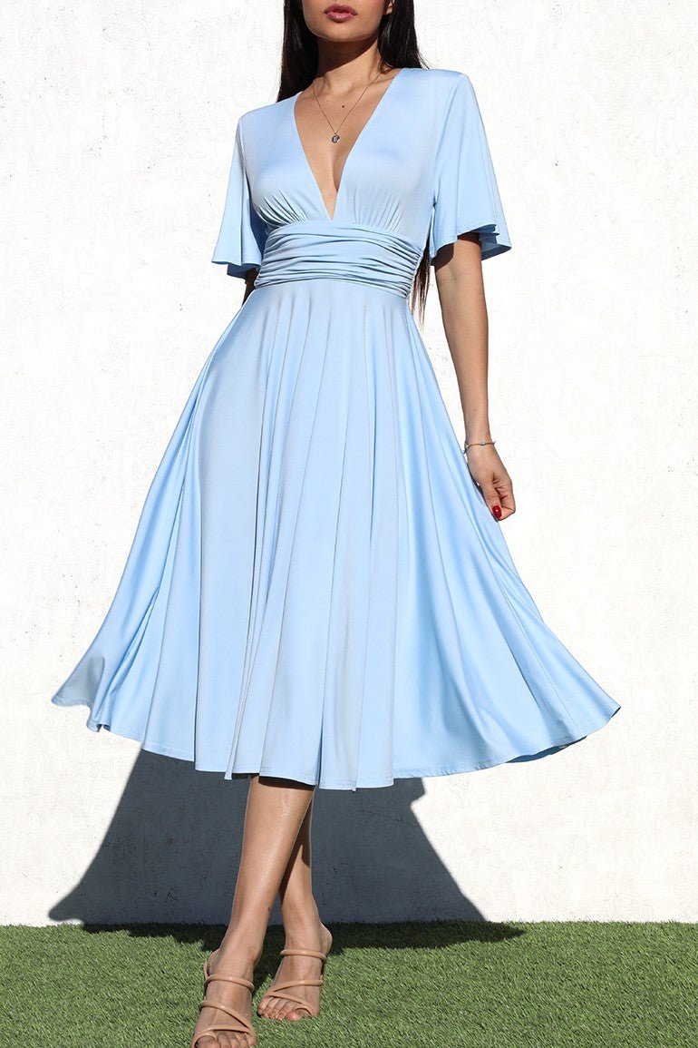Flowy Midi Dress - Anmutiger Stil für jede Gelegenheit - Livezo