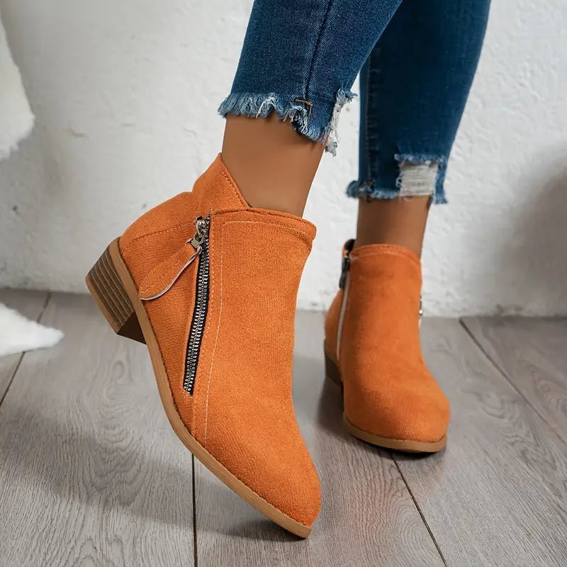 Freya | Damen Stiefeletten mit Reißverschluss - Livezo