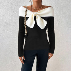 Friedhilde - Eleganter Pullover mit V - Ausschnitt - Livezo