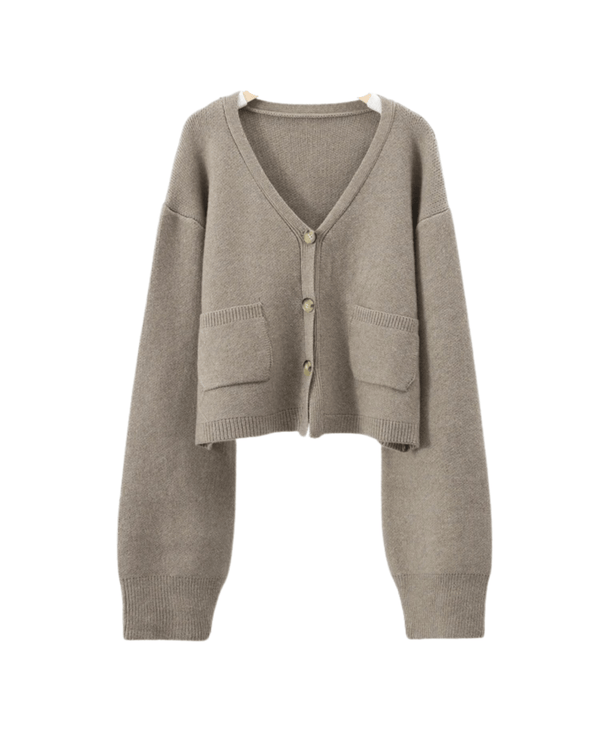 Gemütliche klassische Strickjacke für Damen - Livezo