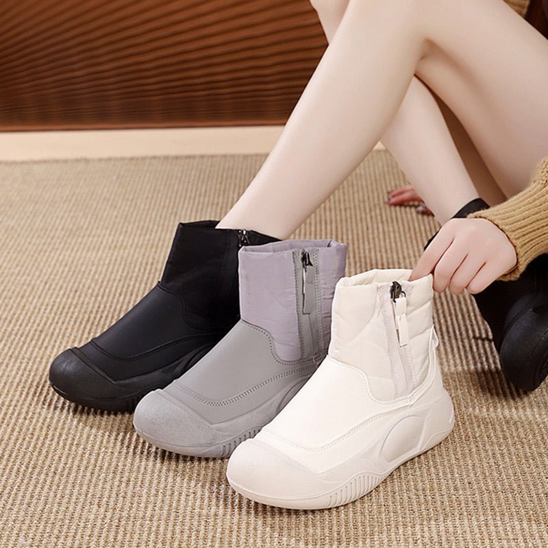 Gemütliche rutschfeste Damen Winterstiefel - Livezo