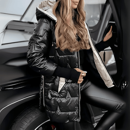 Gemütliche Steppjacke mit Kapuze für mühelosen Stil - Livezo