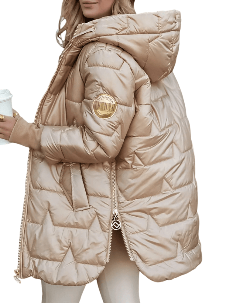 Gemütliche Steppjacke mit Kapuze für mühelosen Stil - Livezo