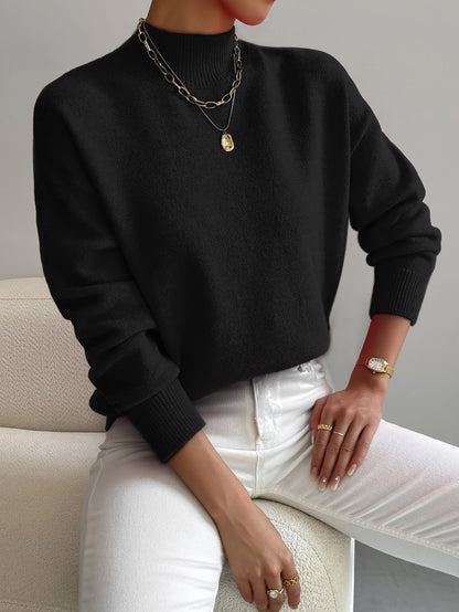 Gemütlicher eleganter Rollkragenpullover - Livezo