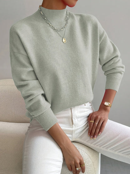 Gemütlicher eleganter Rollkragenpullover - Livezo