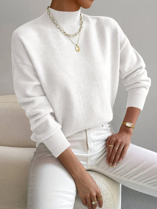 Gemütlicher eleganter Rollkragenpullover - Livezo