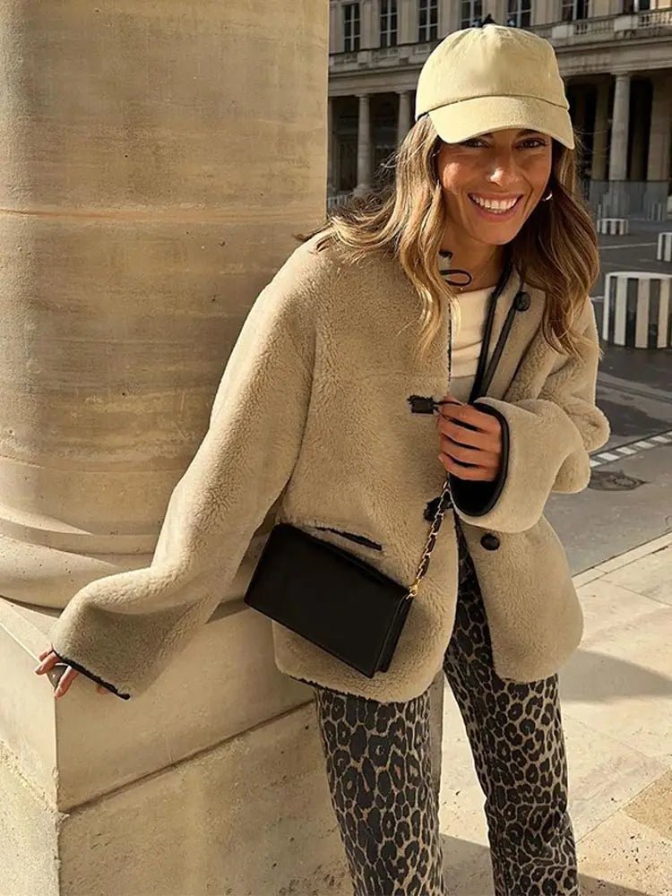 Gemütlicher Flauschiger Langer Mantel für Chicen Winterstil - Livezo