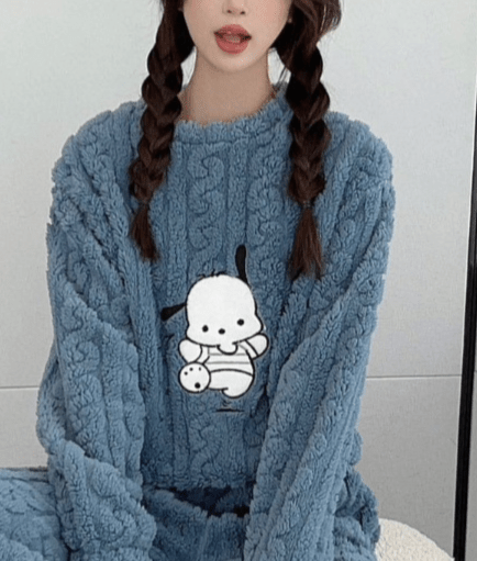 Gemütlicher Fleece - Schlafanzug für Damen - Livezo