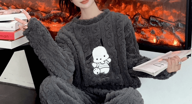 Gemütlicher Fleece - Schlafanzug für Damen - Livezo