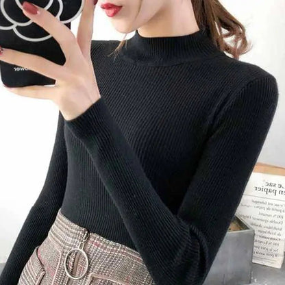 Gemütlicher gerippter Wollpullover für Damen - Livezo