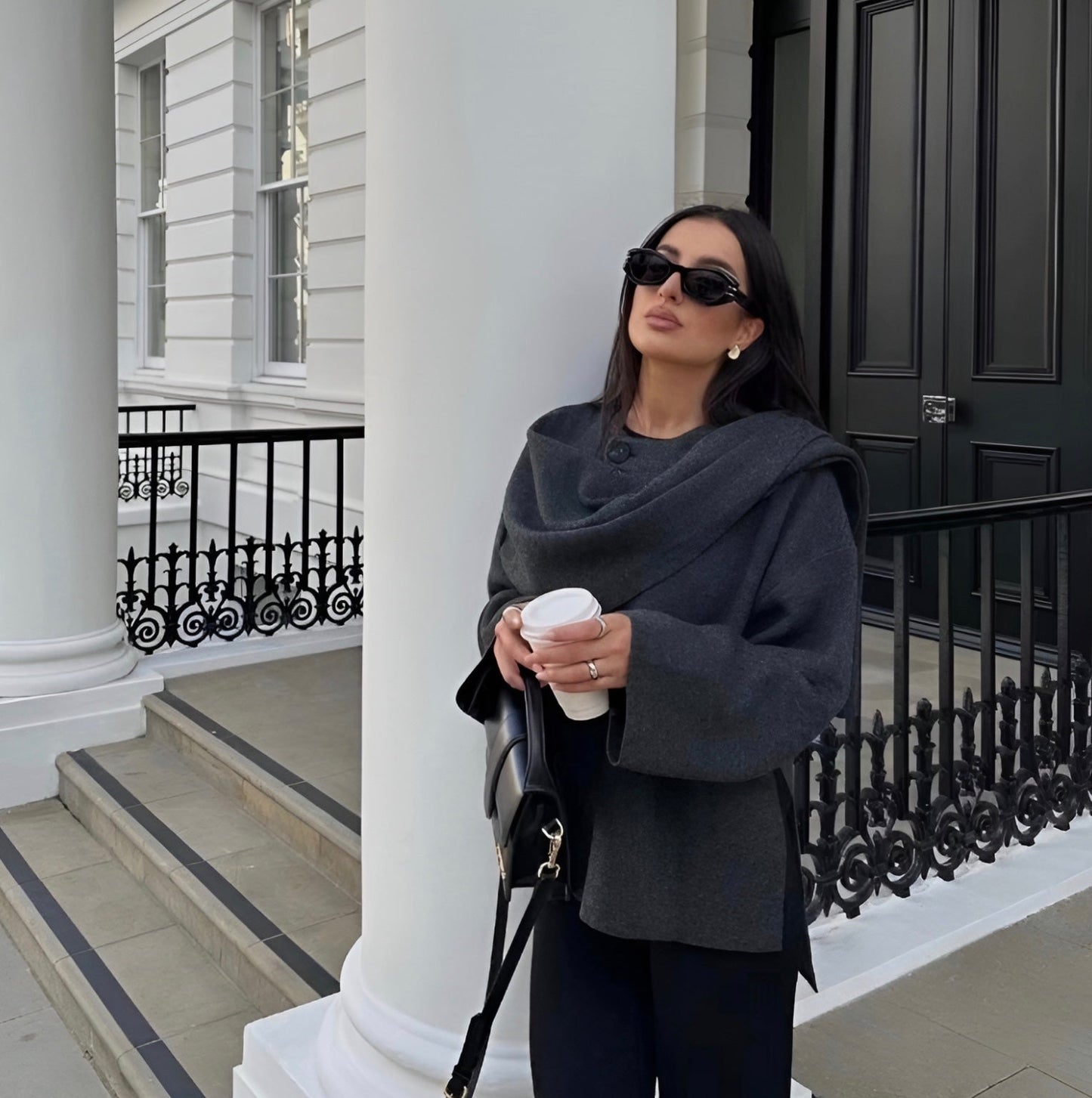 Gemütlicher geschichteter Wintermantel für Damen - Livezo