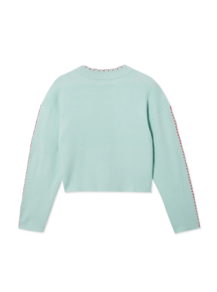 Gemütlicher Küsten - Strickcardigan mit nautischem Oktopus - Design - Livezo