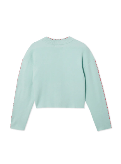 Gemütlicher Küsten - Strickcardigan mit nautischem Oktopus - Design - Livezo