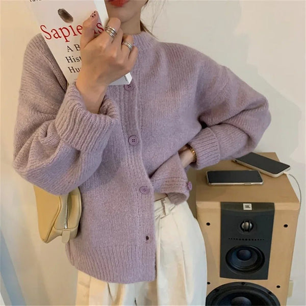 Gemütlicher lässiger Strickcardigan - Pullover - Livezo