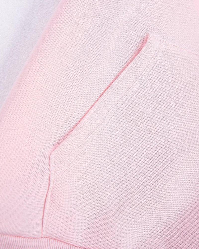 Gemütlicher rosa Hoodie mit Kängurutaschen für Damen - Livezo