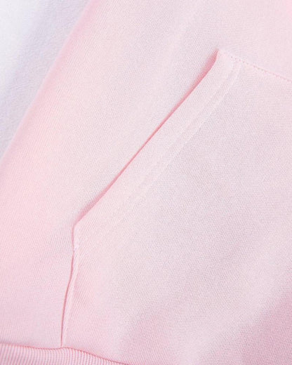 Gemütlicher rosa Hoodie mit Kängurutaschen für Damen - Livezo