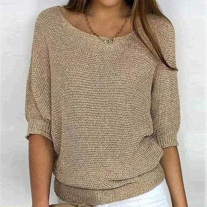Gemütlicher schicker Strickpullover für legere Lagenlooks - Livezo