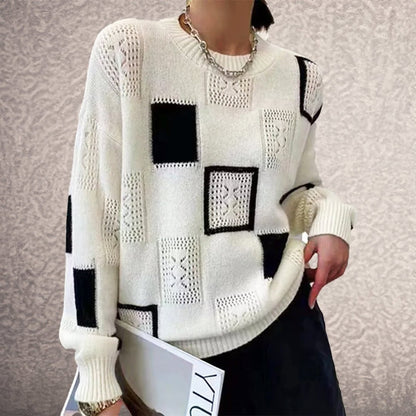 Gemütlicher schicker Winterstrickpullover - Livezo