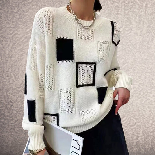 Gemütlicher schicker Winterstrickpullover - Livezo