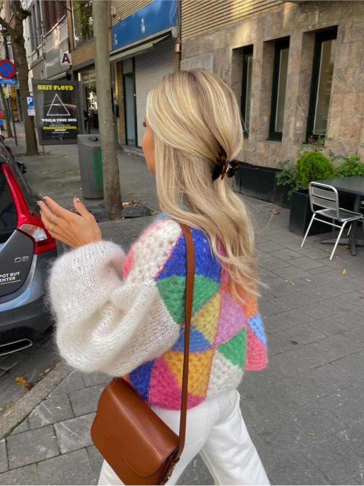 Gemütlicher Strukturstrickpullover mit Akzentdetails - Livezo