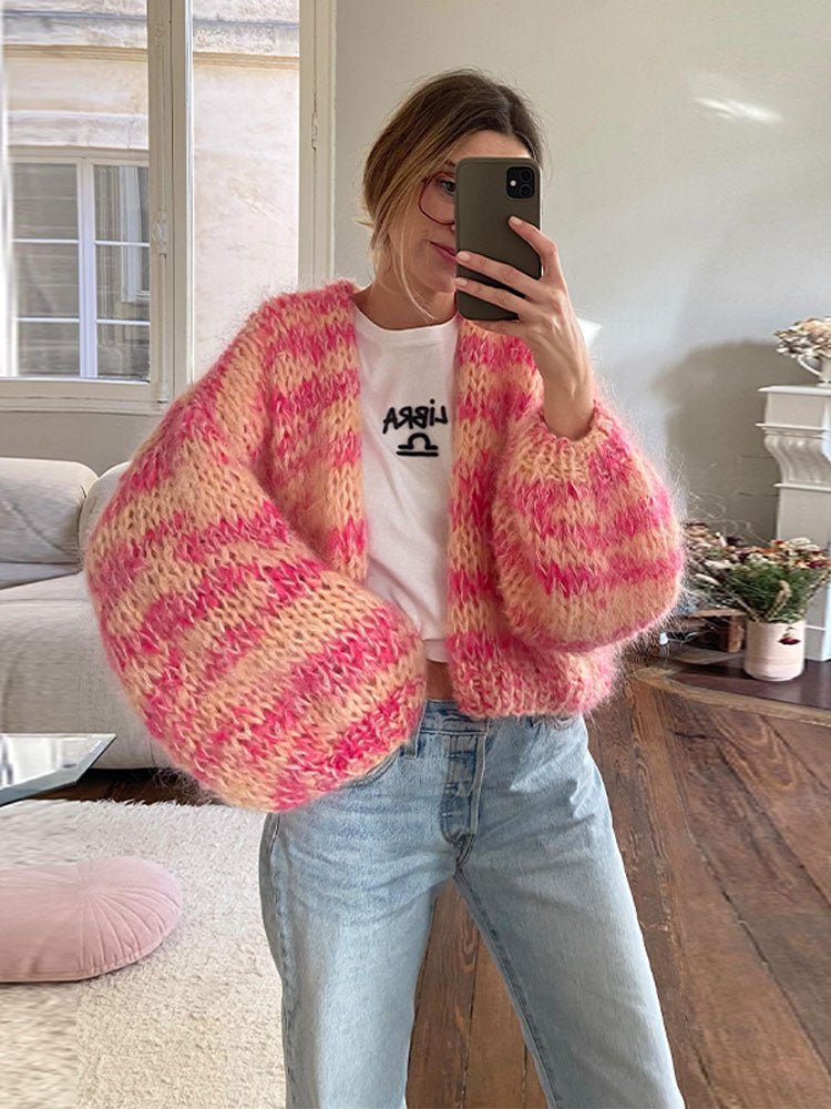 Gemütlicher Strukturstrickpullover mit Akzentdetails - Livezo