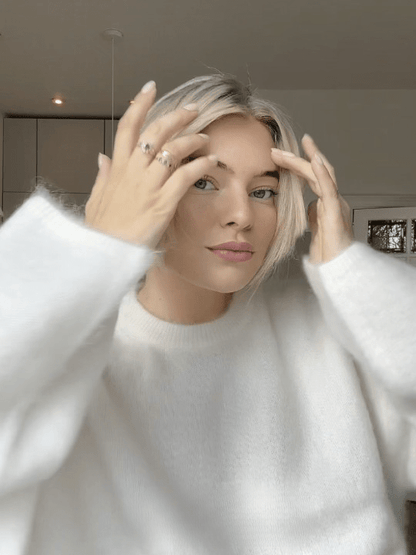 Gemütlicher weicher Mohair - Strickpullover - Livezo