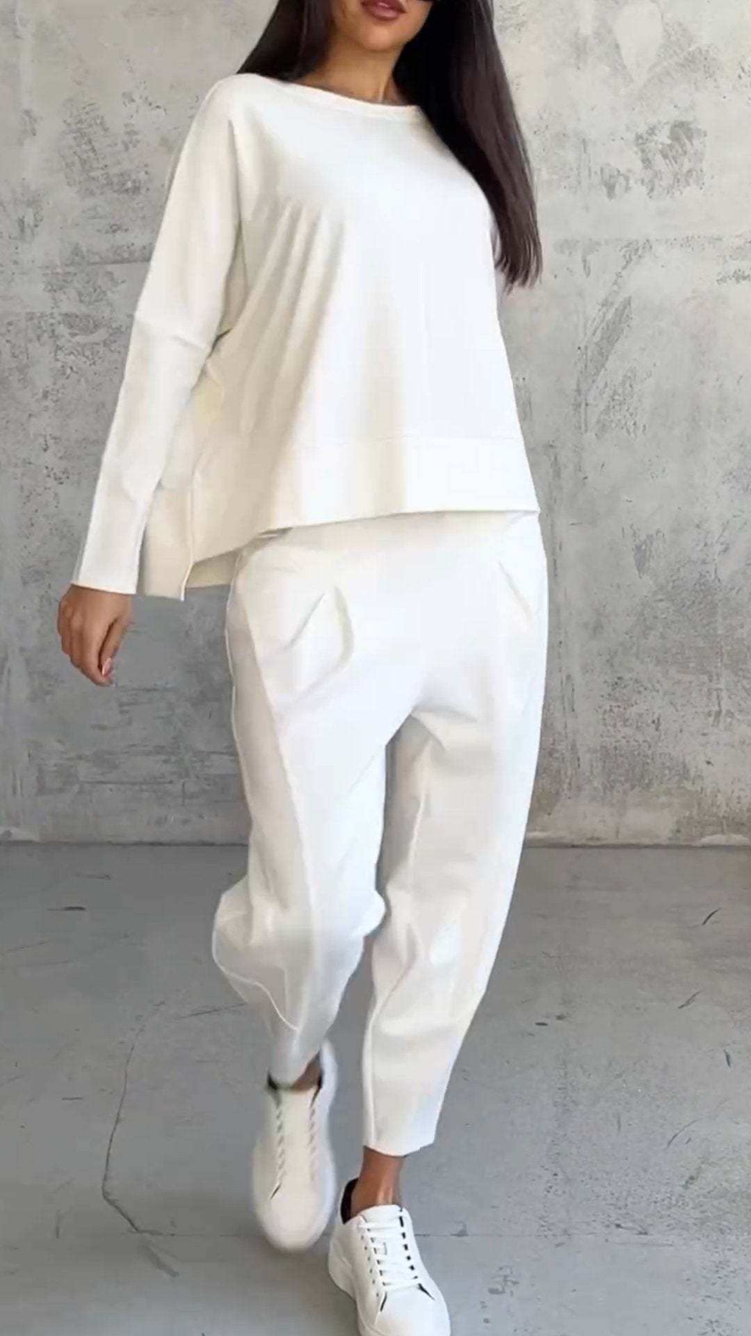 Gemütliches Strick - Zweiteiler - Loungewear - Set - Livezo