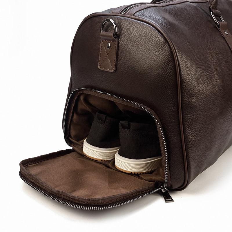 Genuine Leather Weekender Bag - Harren Cole