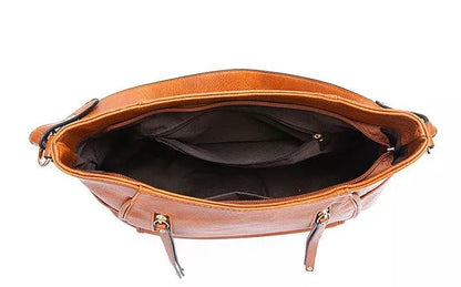 Georgia - Vintage Leder Damenhandtasche - Livezo