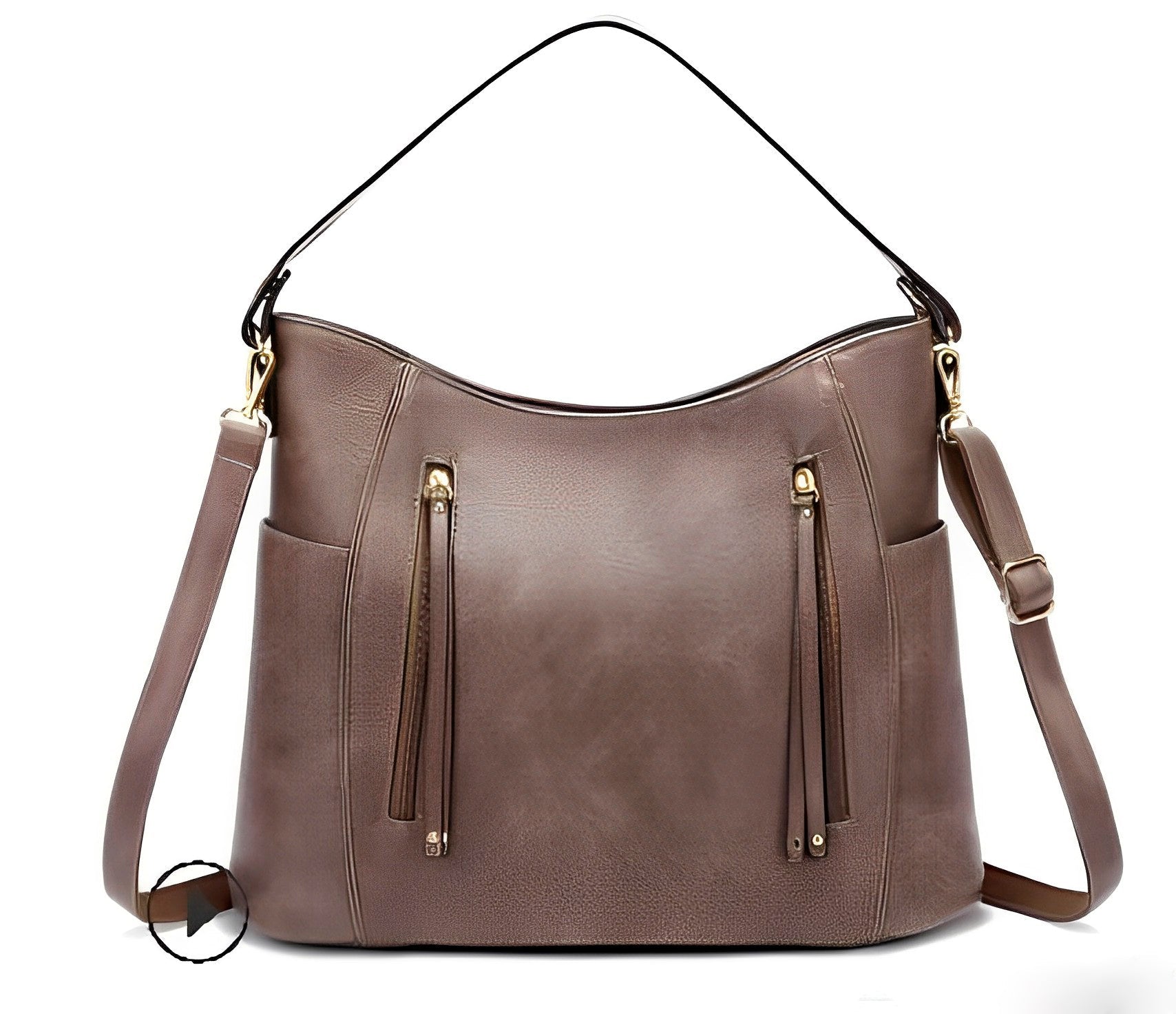 Georgia - Vintage Leder Damenhandtasche - Livezo