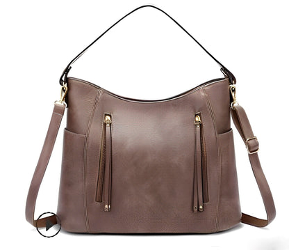 Georgia - Vintage Leder Damenhandtasche - Livezo