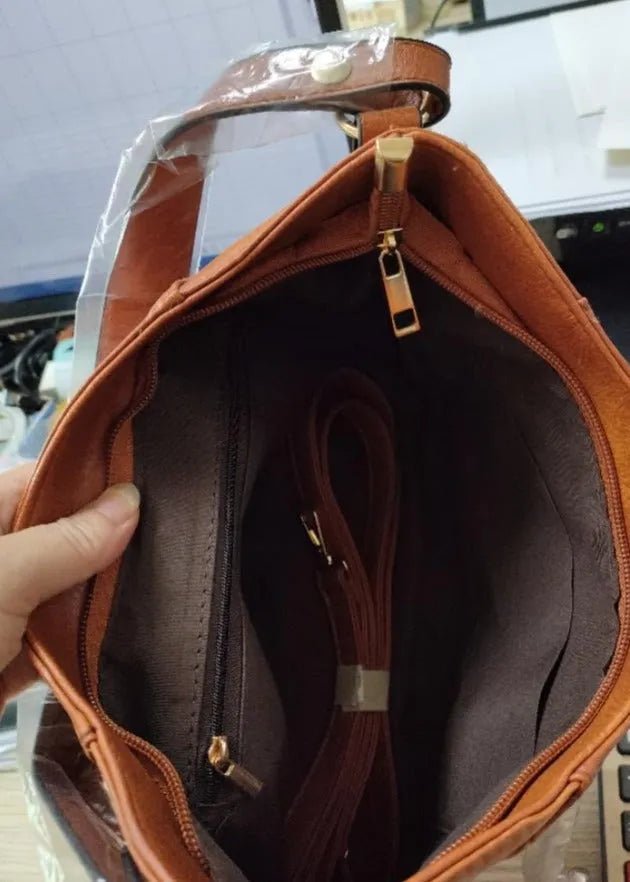 Georgia - Vintage Leder Damenhandtasche - Livezo