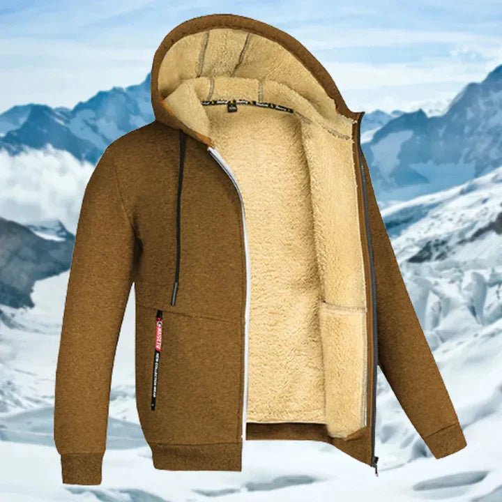Gerben - Herren Winterjacke mit Kapuze und Fleece - Livezo