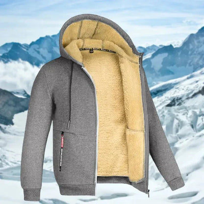 Gerben - Herren Winterjacke mit Kapuze und Fleece - Livezo