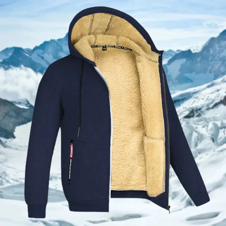 Gerben - Herren Winterjacke mit Kapuze und Fleece - Livezo
