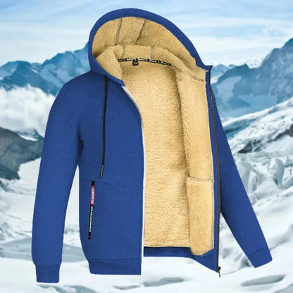 Gerben - Herren Winterjacke mit Kapuze und Fleece - Livezo