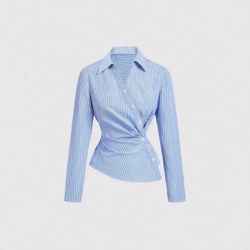 Gestreiftes Langarmshirt - Livezo