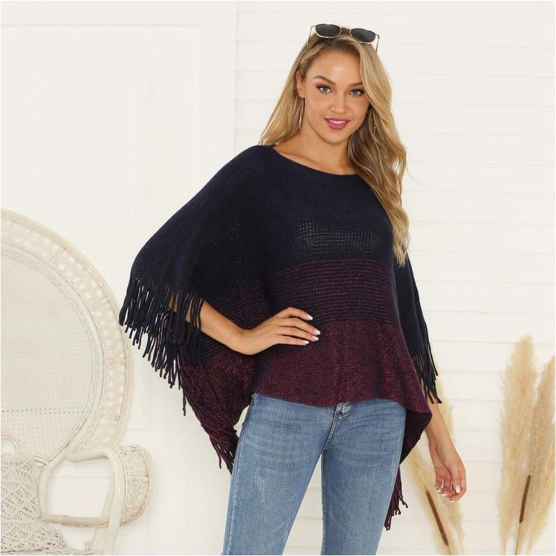 Knit Poncho - Kuschle dich stilvoll ein