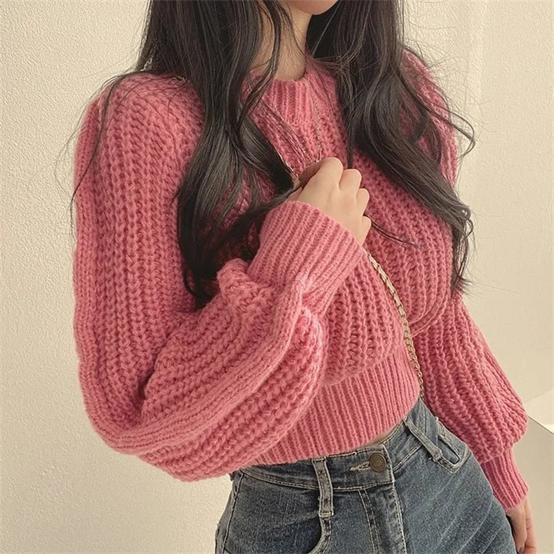 Greta - Dicker Frauenpullover - Livezo