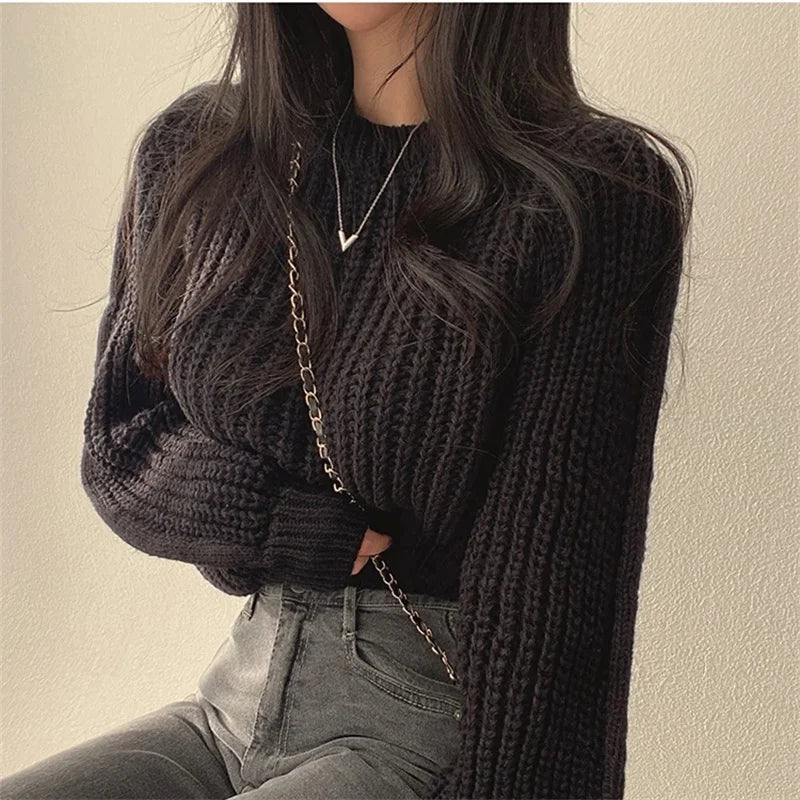 Greta - Dicker Frauenpullover - Livezo