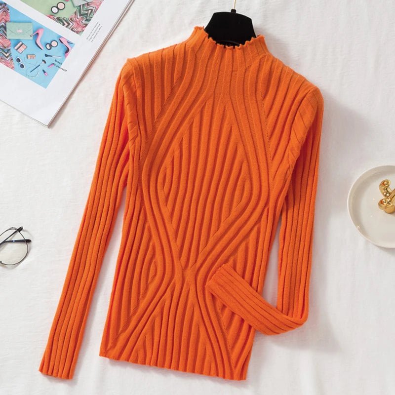 Gudrun - Halber Rollkragenpullover Pullover - Livezo