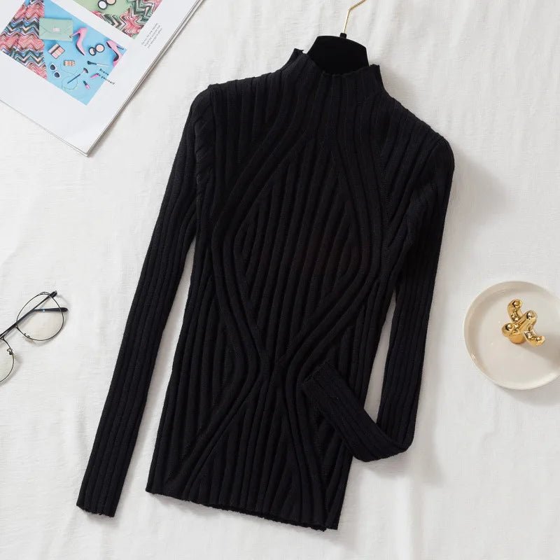 Gudrun - Halber Rollkragenpullover Pullover - Livezo