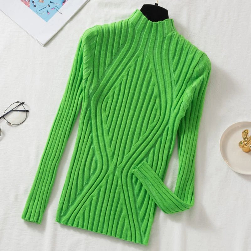Gudrun - Halber Rollkragenpullover Pullover - Livezo