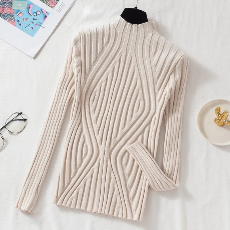 Gudrun - Halber Rollkragenpullover Pullover - Livezo