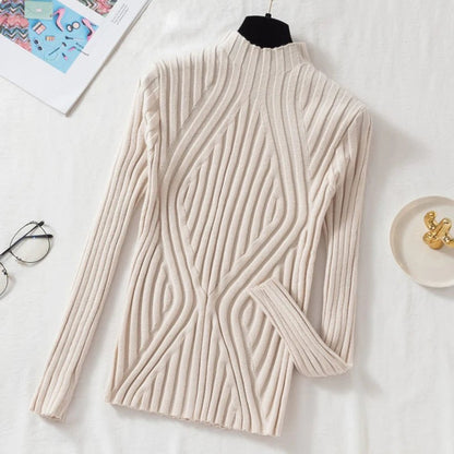 Gudrun - Halber Rollkragenpullover Pullover - Livezo