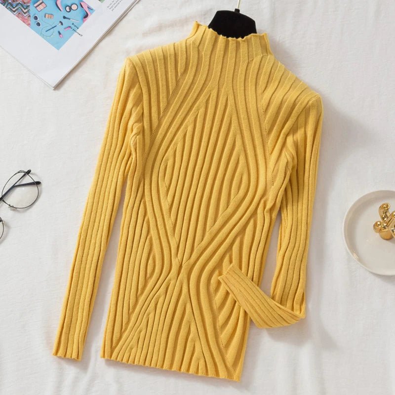 Gudrun - Halber Rollkragenpullover Pullover - Livezo