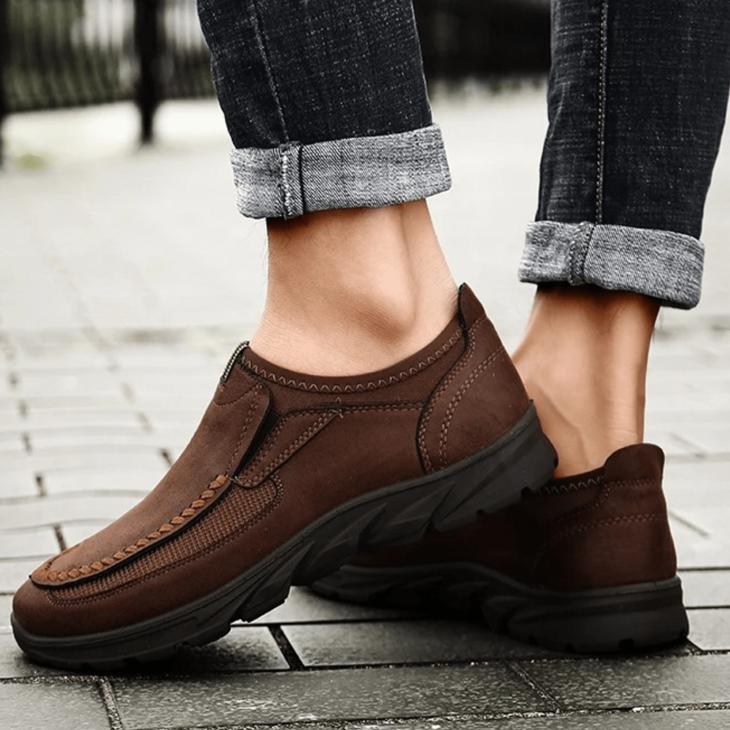 Hand - Sewn Comfortable Slip - On Slippers - Harren Cole