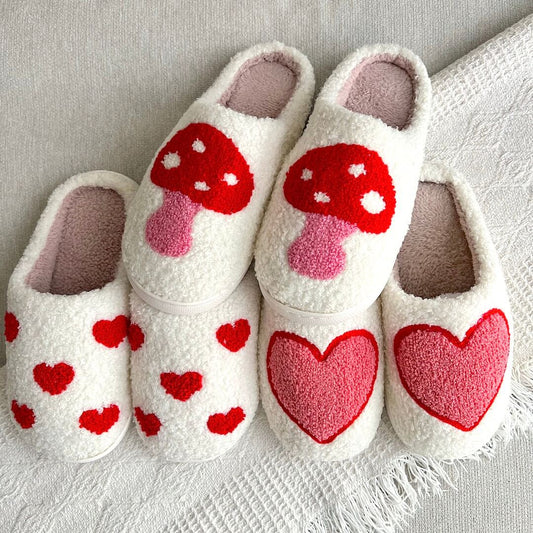 HeartStep - Niedlicher Plüschpantoffel - Livezo
